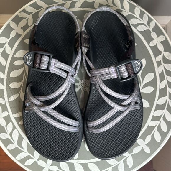 Chaco Gray Zcloud Sport Sandals sz 7 - Picture 1 of 11